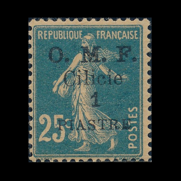 CILICIA(ų��Ű��)-#122-1pi on 25c-SOWER(�� �Ѹ��� ���)-1920��