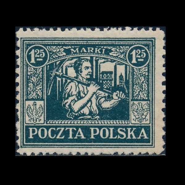 POLAND(������)-#177-1.25m-MINER(����)-1922��