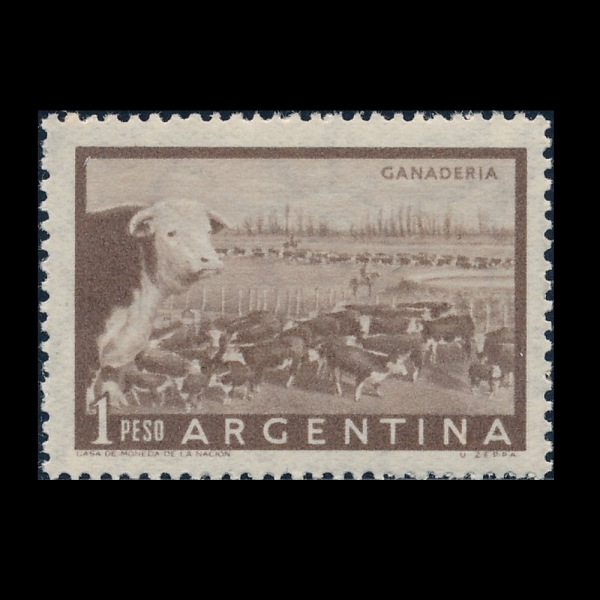 ARGENTINA(�Ƹ���Ƽ��)-#635-1p-CATTLE RANCH(�� ����)-1958�� 