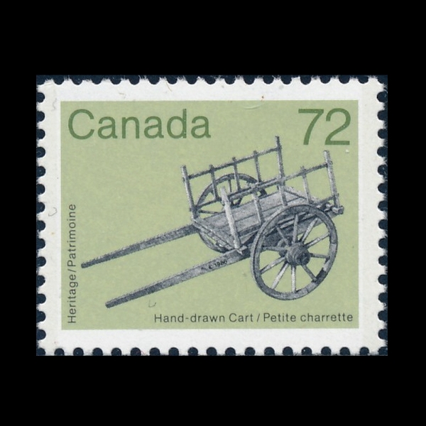 CANADA(ĳ����)-#1083-72c-HAND-DRAWN CART(������ �׸� īƮ)-1987.5.8��