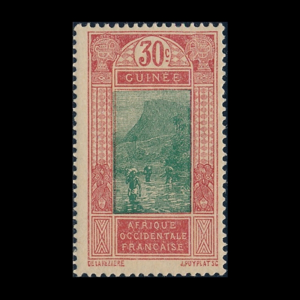 FRENCH GUIINEA(�������� ���)-#79-30c-FORD AT KITIM(Ű���� ����)-1913��