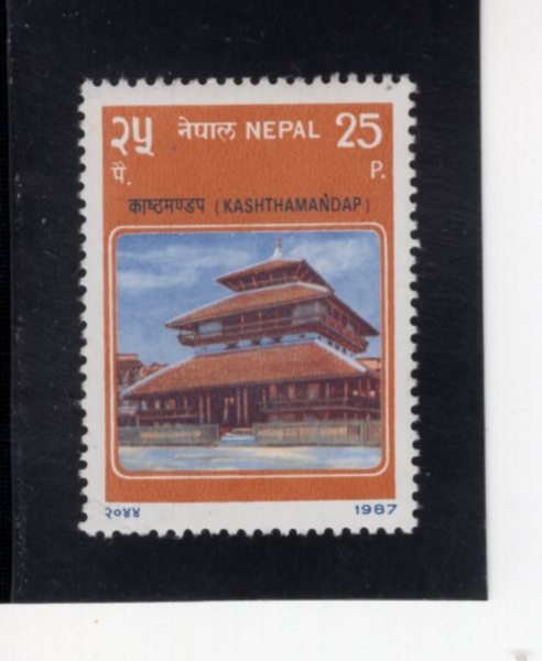 NEPAL(����)-#459-25p-KASHTHAMANDAP TEMPLE, KATHMANDU(ī��Ÿ����)-1987.12.21��