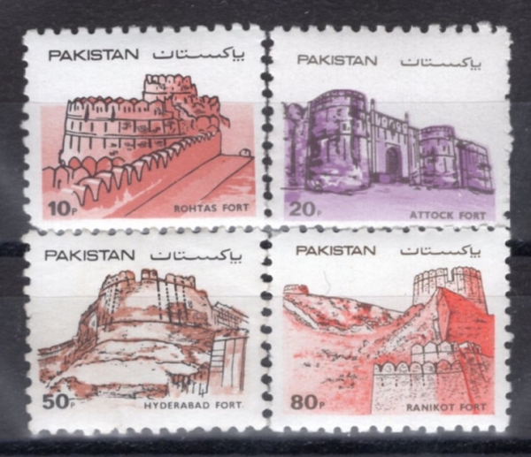 PAKISTAN(��Ű��ź)-#A289(4��)-FORTS(���)-1984~86��