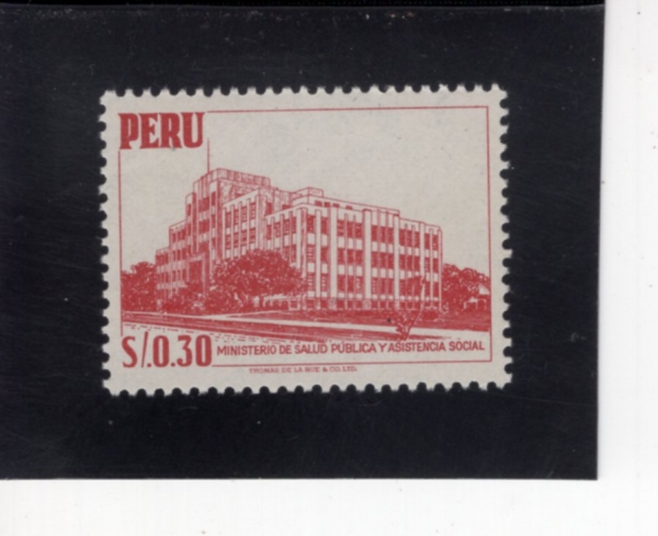 PERU(���)-#463-30c-MINISTRY OF PUBLIC HEALTH AND SOCIAL ASSISTANCE(����� ���ߺ��� �� ��ȸ������)-1953��