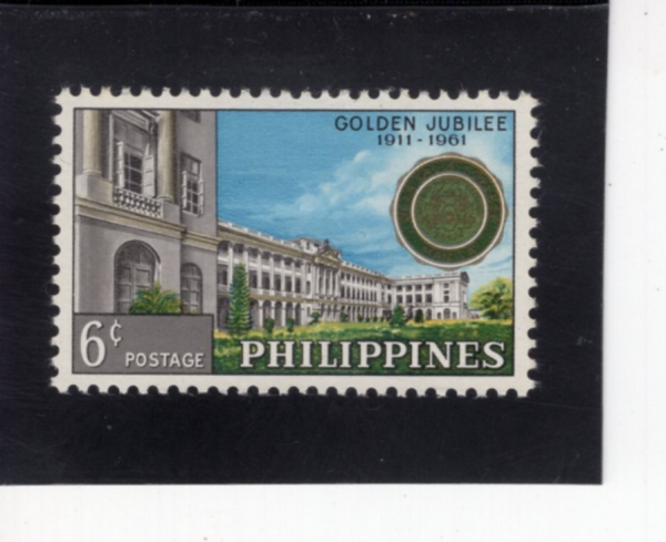 PHILIPPINES(�ʸ���)-#834-6c-DE LA SALLE COLLEGE, MANILA(�� �� �� ���б�)-1961.6.16��
