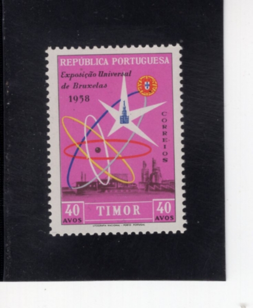 TIMOR(Ƽ��)-#288-40a-world fair, brussels(������ 58)-1958��