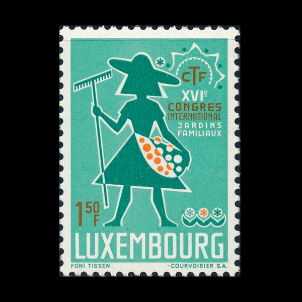 LUXEMBOURG(����θ�ũ)-#455-1.50fr-HOME GARDENER(���� ����)-1967.9.14��
