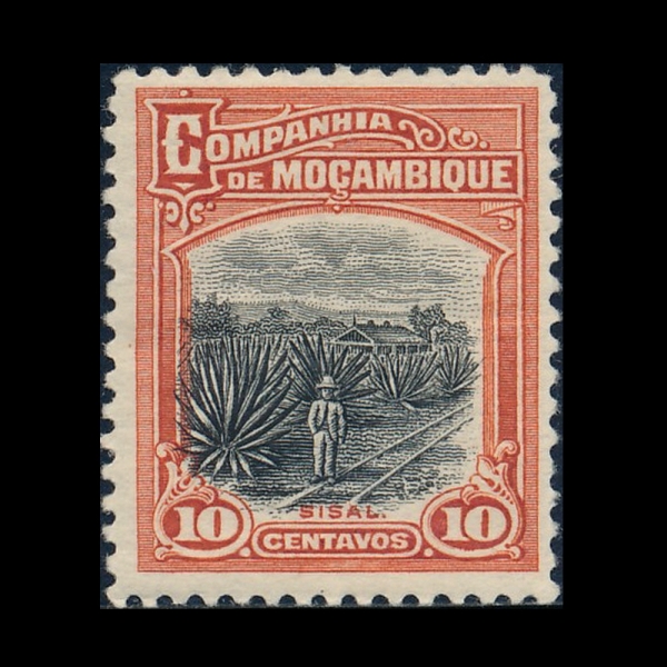 MOZAMBIQUE COMPANY(�����ũ ȸ��)-#126-10c-SISAL PLANTATION(�û� ���)-1918��