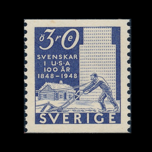 SWEDEN(������)-#401-30o-PLOWMAN, EARLY AND MODERN BUILDINGS(����, ��.�� ����)-1948.4.26��