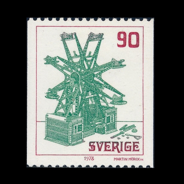 SWEDEN(������)-#1265-90o-TOY FERRIS WHEEL(�峭�� ������)-1978.11.14��