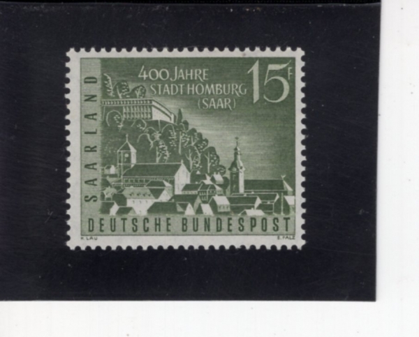 SAAR(������)-#314-15fr-VIEW OF HOMBURG(Ȩ�θ�ũ)-1958.6.14��