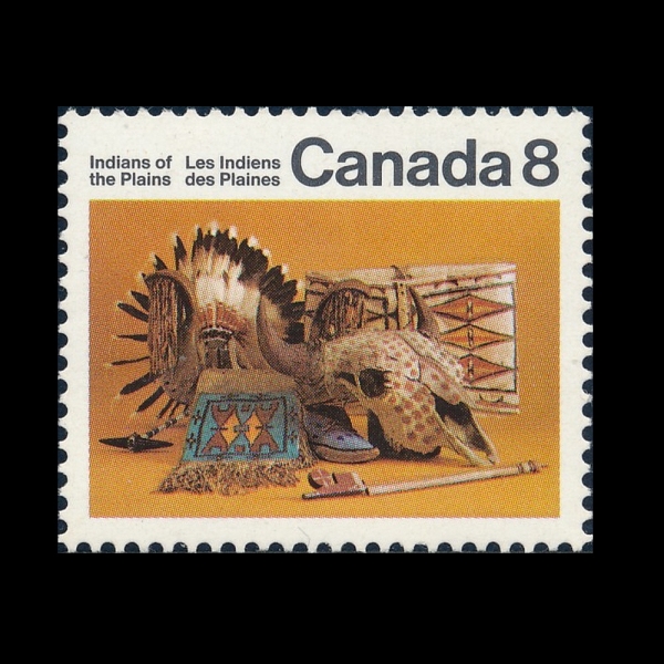 CANADA(ĳ����)-#563-8c-PLAINS INDIAN ARTIFACTS(��� �ε�� ����)-1972.7.6��