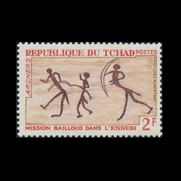 CHAD(����)-#163-2fr-ARCHERS(�ü���)-1968.11.19��