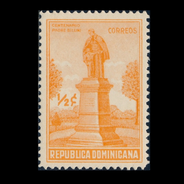 DOMINICA REPUBLIC(���̴�ī ��ȭ��)-#330-1/2c-MONUMENT TO FATHER FRANCISCO XAVIER BILLINI(�ĵ巹 �������� �ö�����Ÿ)-1937.12.29��