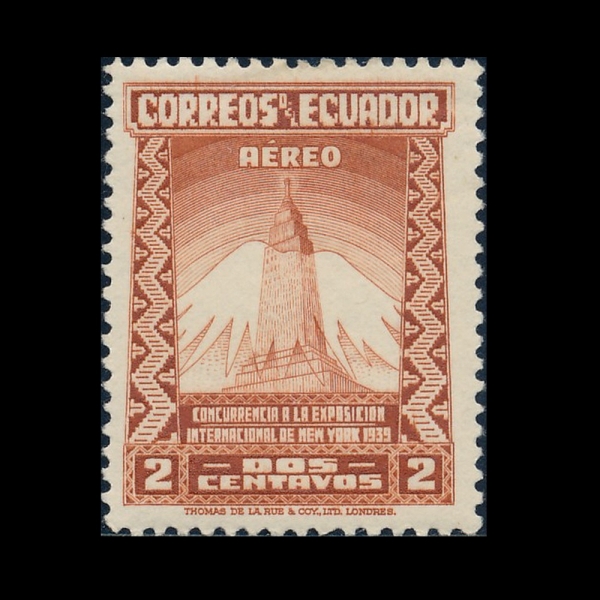 ECUADOR(���⵵��)-#C80-2c-EMPIRE STATE BUILDING AND MOUNTAIN PEAK(�����̾� ������Ʈ ����, ����츮)-1939��
