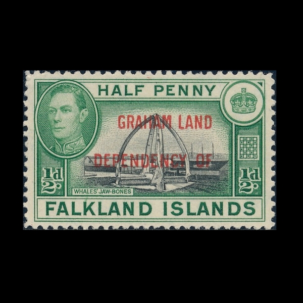 FALKLAND ISLAND(��Ŭ���� ����)-#2L1-1/2p-WHALE JAWBONES(������ �λ�)-1944.2.12��