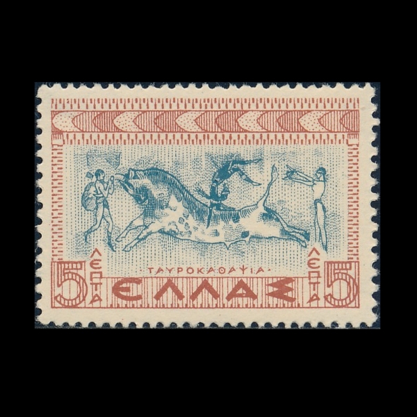 GREECE(�׸���)-#396-5 I-CONTEST WITH BULL(����)-1937.11.1��