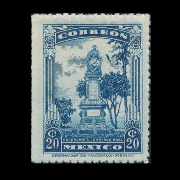 MEXICO(�߽���)-#656-20c-MONUMENT TO JOSEFA ORTIZ DE DOMINGUEZ(�� �ڷ������� ����)-1923��