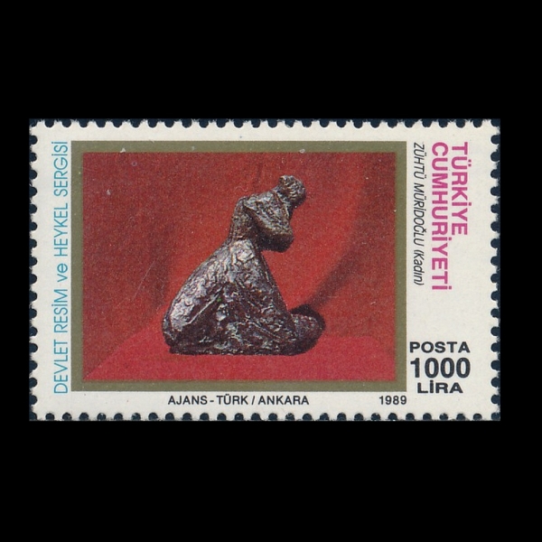 TURKEY(Ƣ��Ű��)-#2454-1000 I-KADIN, BY ZUHTU MURIDOGLU(������ ���������, ī��)-1989.10.30��