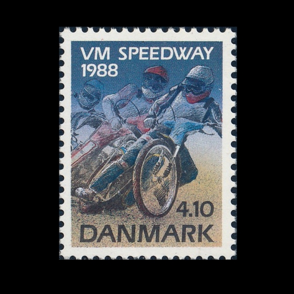 DENMARK(����ũ)-#856-4.10k-1988 INDIVIDUAL SPEEDWAY WORLD MOTORCYCLE CHAMPIONSHIPS, DEMARK(1988�� ���ǵ���� ���� �� è�Ǿ��)-1988.6.16��
