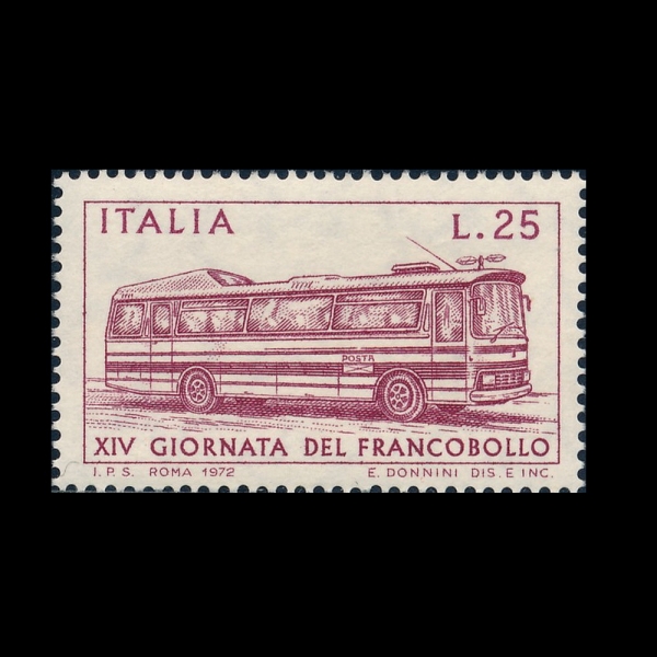 ITALIA(��Ż����)-#1083-25 I-PASSENGER AND MAIL AUTOBUS(�°�, ���� ����)-1972.12.16��