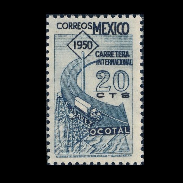 MEXICO(�߽���)-#869-20c-SYMBOLICAL OF CONSTRUCTION IN 1950(1950��� ���� ����)-1950.5.5��