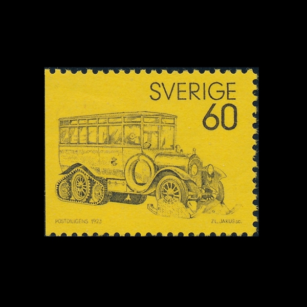 SWEDEN(������)-#990-60o-MAIL COACH, 1923(���� ����, 1923��)-1973.1.18��