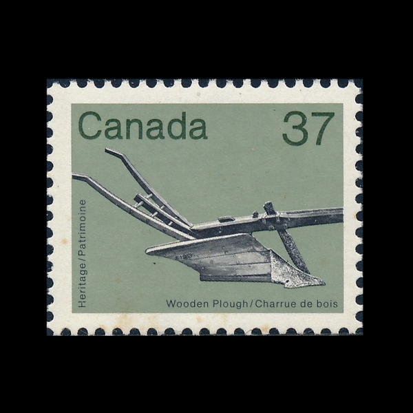 CANADA(ĳ����)-#927-37c-WOODEN PLOW(���)-1983.4.8��