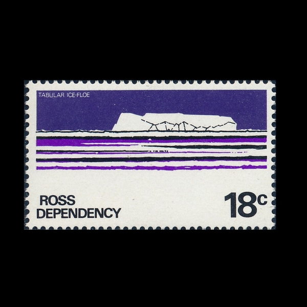 NEW ZEALAND(��������)-#L14-18c-TABULAR ICE FLOE(ǥ�� ���� ����)-1972.1.18��