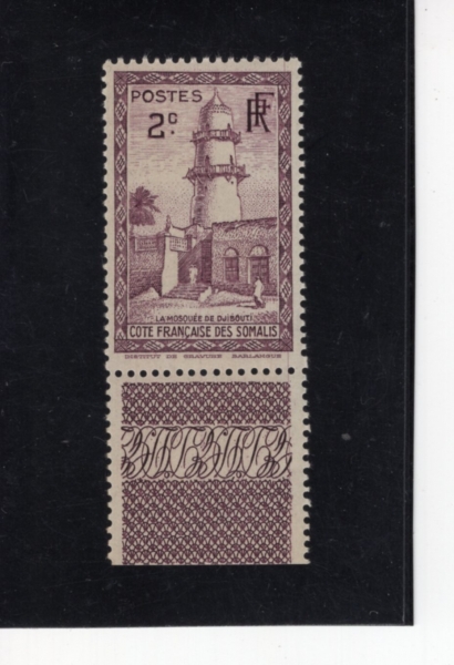 SOMALIA COAST(�Ҹ������� �ؾȼ�)-#146-2c-MOSQUE OF DJIBOUTI(����Ƽ ���ũ)-1938��