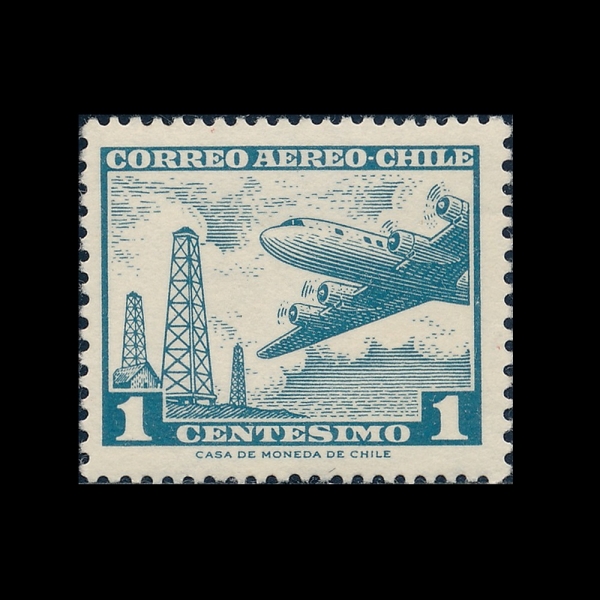 CHILE(ĥ��)-#C235-1c-OIL DERRICKS AND DOUGLAS DC-6(���� ���� ���, ���۶� DC-6)-1960��