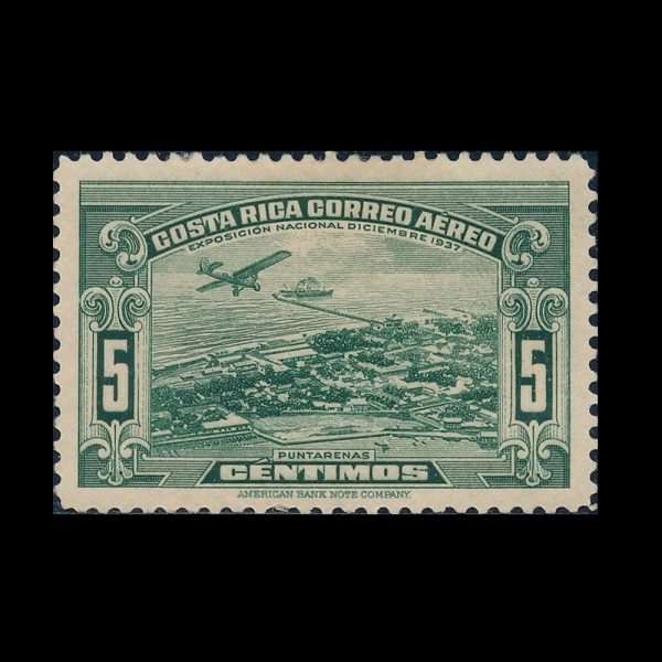 COSTA RICA(�ڽ�Ÿ��ī)-#C32-5c-PUNTARENAS(�����, ǬŸ������)-1937.12.15��