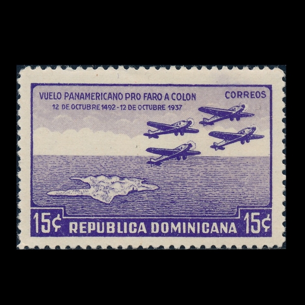 DOMINICA REPUBLIC(���̴�ī ��ȭ��)-#C25-15c-AIR FLEET(�װ� �Դ�)-1937.11.9��