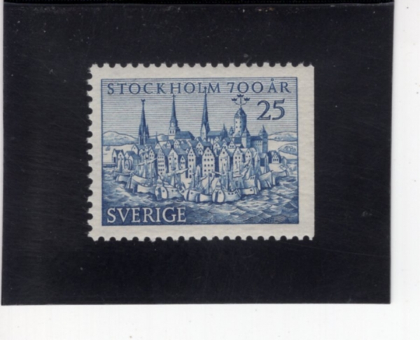 SWEDEN(������)-#451-25o-OLD STOCKHOLM(����Ȧ�� ���ð���)-1953.6.17��