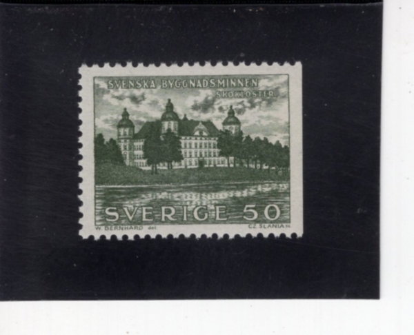 SWEDEN(������)-#616-50o-SKOKLOSTER CASTLE(����Ŭ�ν��� ��)-1962.9.24��