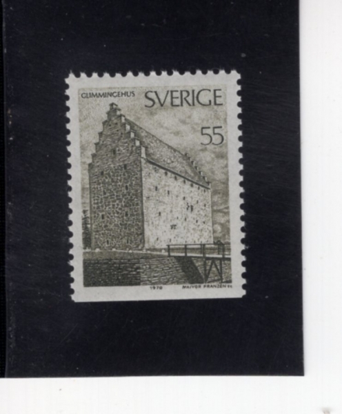 SWEDEN(������)-#860-55o-GLIMMINGEHUS, SKANE PROVINCE, 15TH CENTURY(�۸��ְ��Ľ�)-1970.8.28��