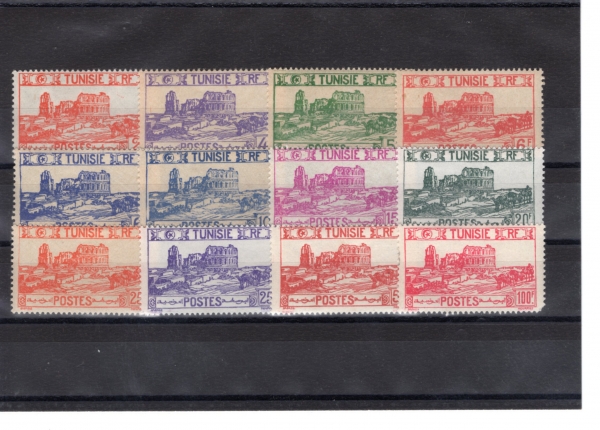 TUNISIA(Ƣ����)-#A12~13(12��)-ROMAN AMPHITHEATER, EL DJEM(�� �� ��������)-1926~46��