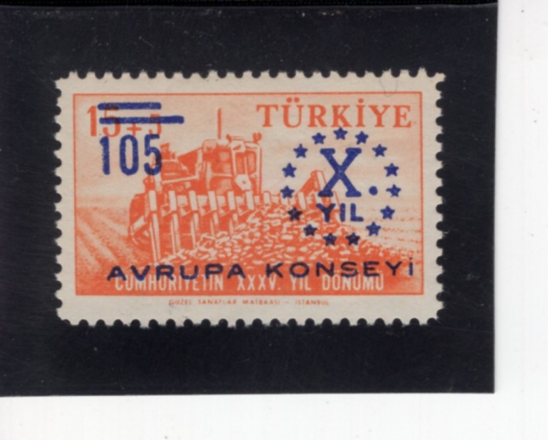 TURKEY(Ƣ��Ű��)-#1440-105k on 15k+5k-ROAD BUILDING MACHINE(���� �Ǽ� ���)-1959.5.5��