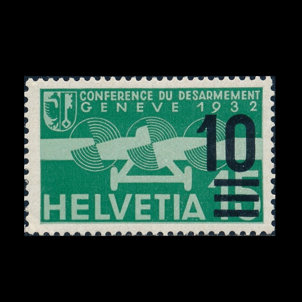 SWITZERLAND(������)-#C20-10c on 15c-FRONT VIEW OF AIRPLANE(����� ����)-1935��