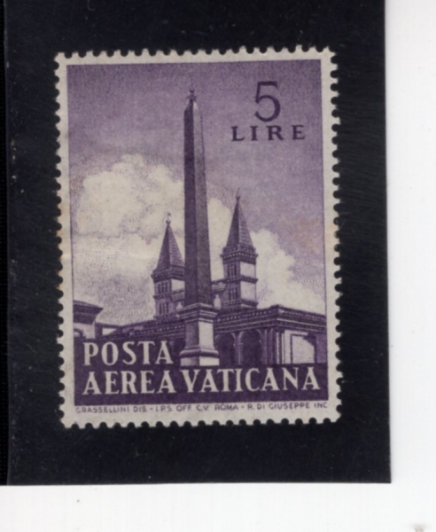 VATICAN CITY(��Ƽĭ �ñ�)-#C35-5 I-OBELISK OF ST. JOHN LATERAN(���׶� ��������ũ)-1959.10.27��
