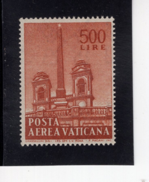 VATICAN CITY(��Ƽĭ �ñ�)-#C44-500 I-TRINITA DEL MONTI(Ʈ����Ÿ ���� ��Ƽ)-1959.10.27��