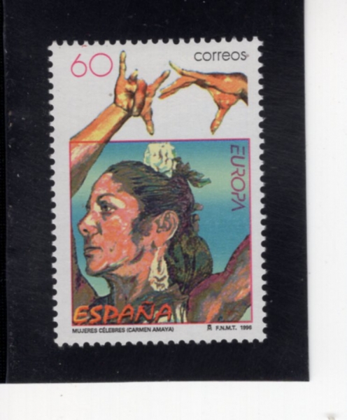 SPAIN(������)-#2853-60p-CARMEN AMAYA, FLAMENCO DANCER(ī���� �Ƹ���)-1996.5.6��