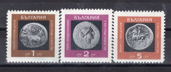 BULGARIA(�Ұ�����)-#A674(3��)-COINS(��ȭ)-1967.3.30��