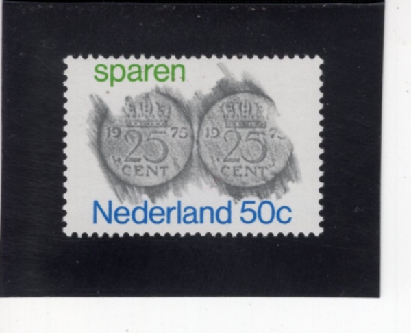 NETHERLANDS(�״�����)-#534-50c-RUBBINGS OF 25c COINS(25��Ʈ ���� ��������)-1975.10.7��