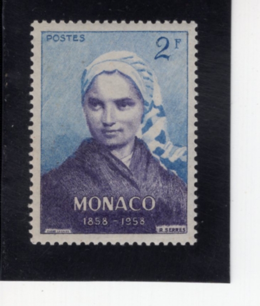 MONACO(����)-#413-2fr-BERNADETTE SOUBIROUS(������Ʈ ����罺)-1958.5.15��