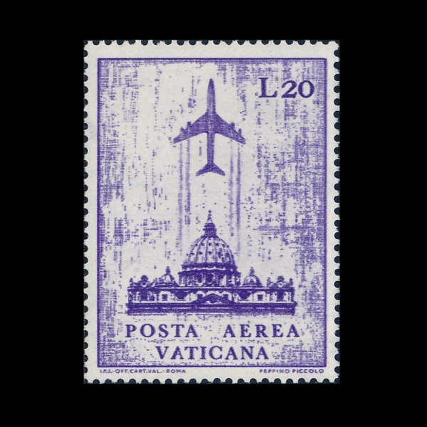 VATICAN CITY(��Ƽĭ �ñ�)-#C47-20 I-JET OVER ST. PETER\