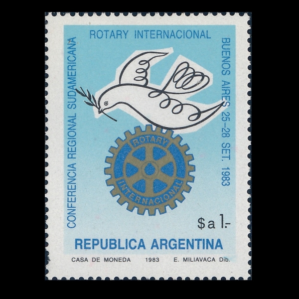 ARGENTINA(�Ƹ���Ƽ��)-#1444-1p-INTL. ROTARY SOUTH AMERICAN REGIONAL CONFERENCE, BUENOS AIRES, 1983(���� ���͸� ���� ���� ȸ��)-1983.9.24��