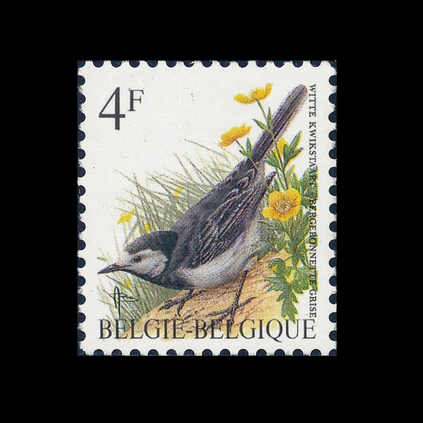 BELGIUM(���⿡)-#1436-4fr-BERGERONETTE GRISE(ȸ�� ������)-1992.9.7��