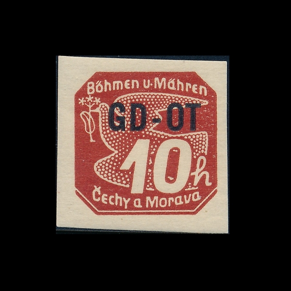 CZECHOSLOVAKIA-BOHEMIA AND MORAVIA(����̾ƿ� ����� ��ȣ��)-#P10-10h-CARRIER PIGEON(������ѱ�)-1940��