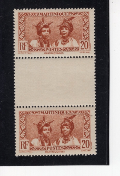 MARTINIQUE(����Ƽ��ũ)-PAIR-#140-20c-MARTINIQUE WOMAN(����Ƽ��ũ ����)-1933��